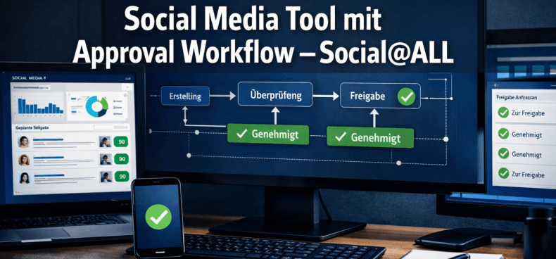Social Media Tool mit approval workflow - Social@ALL